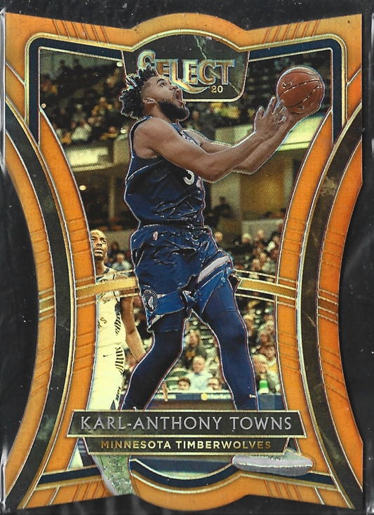 Karl-Anthony Towns Premier Orange Diecut /65