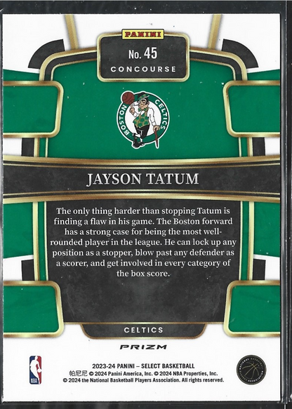 Jayson Tatum Concourse Tectonic