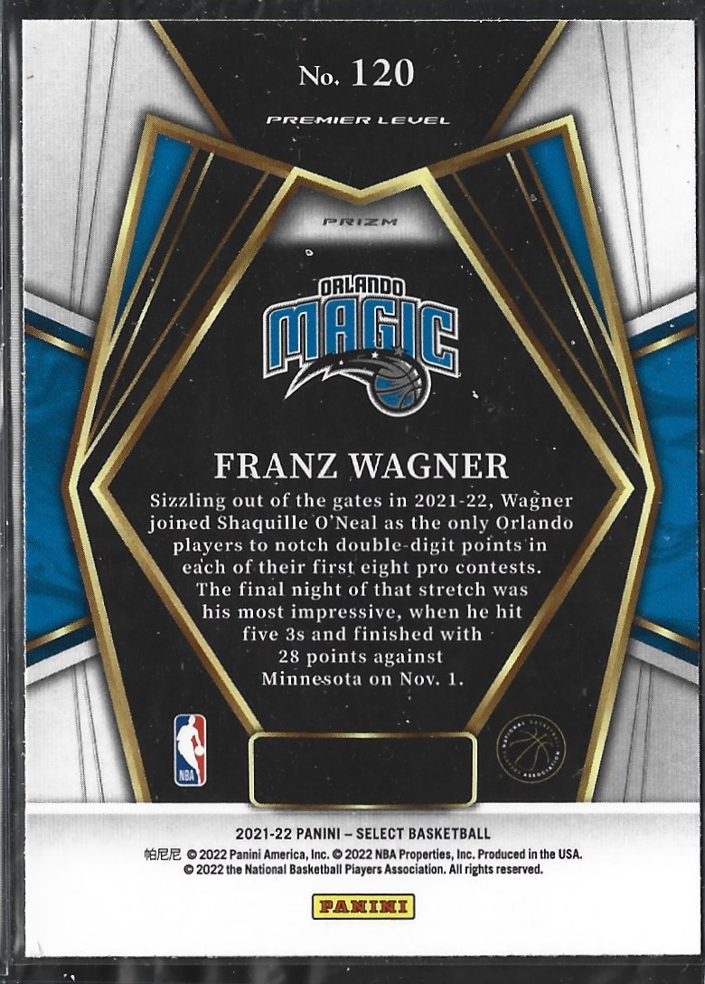 Franz Wagner Premier RC Silver