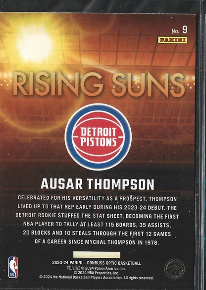 Ausar Thompson Rising Suns