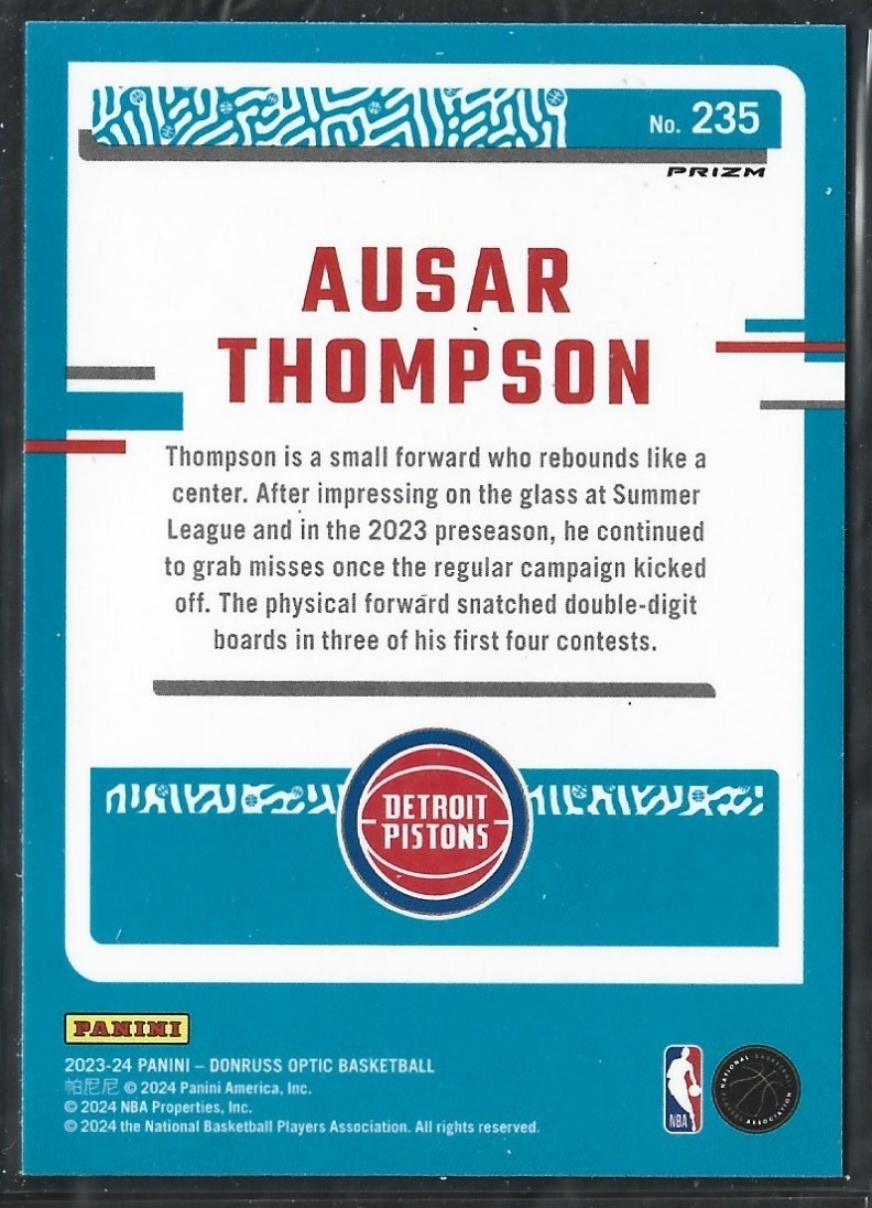 Ausar Thompson Optic Choice