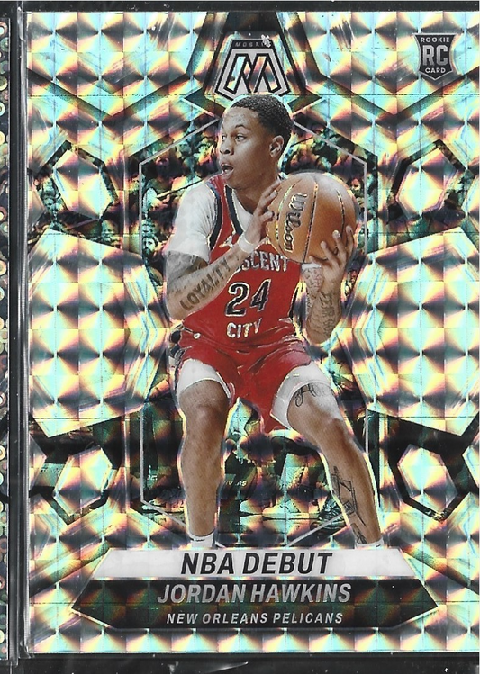 Jordan Hawkins NBA Debut Silver Mosaic