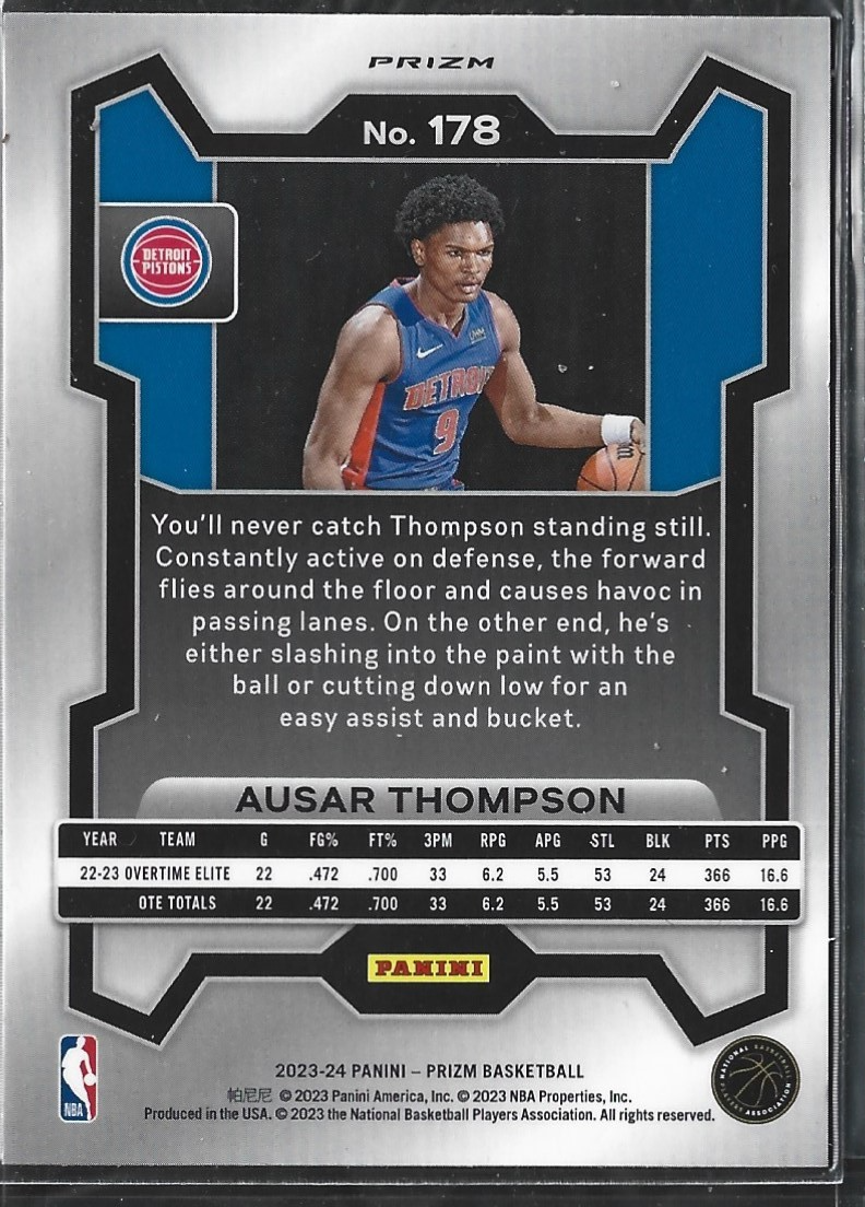 Ausar Thompson Prizm Pink Cracked Ice