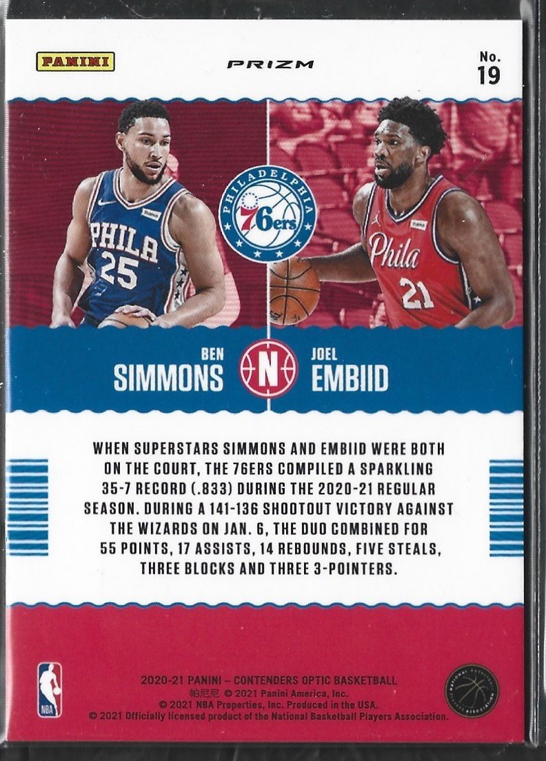 Joel Embiid & Ben Simmons Pick n Roll