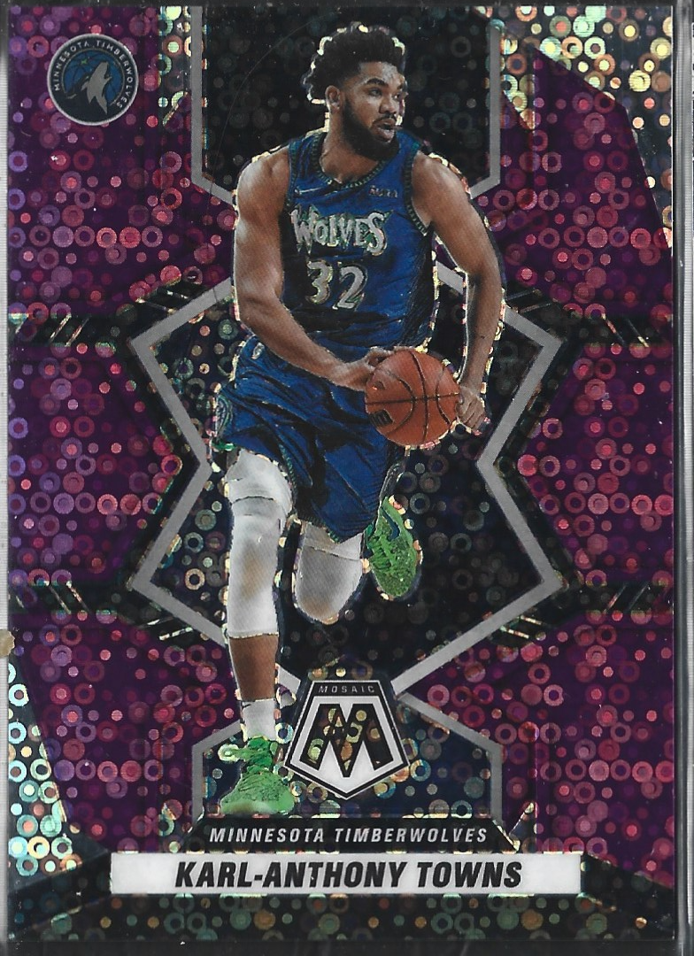 Karl-Anthony Towns Mosaic Purple Fastbreak Disco /50