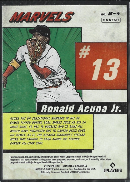 Ronald Acuna Jr. Net Marvels Rapture