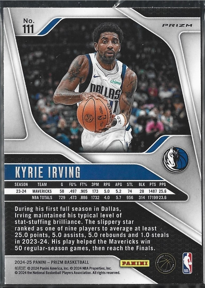 Kyrie Irving Prizm Blue Yellow Green Choice