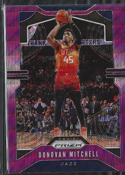 Donovan Mitchell Prizm Purple Wave