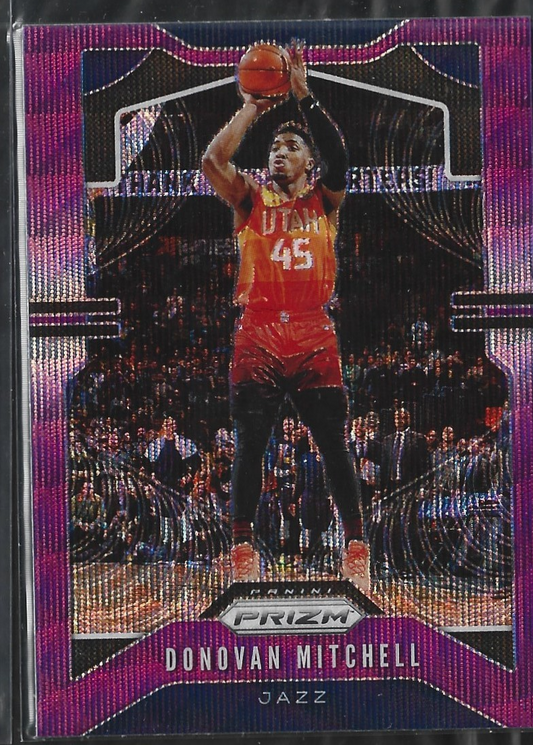 Donovan Mitchell Prizm Purple Wave