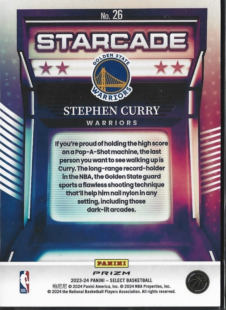 Stephen Curry Starcade Case Hit