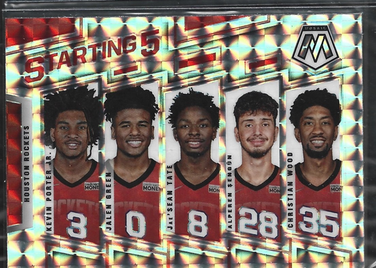 Houston Rockets Mosaic Starting 5