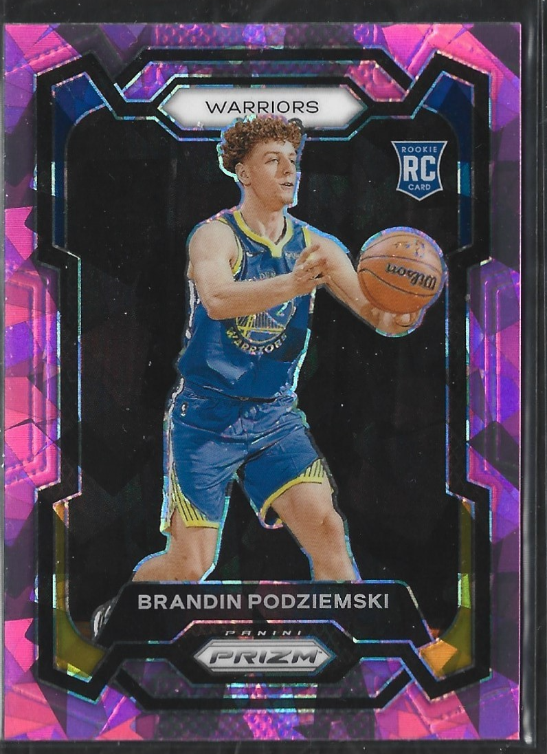 Brandin Podziemski Prizm Pink Cracked Ice