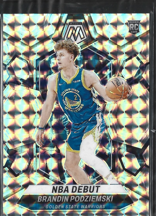 Brandin Podziemski NBA Debut Mosaic