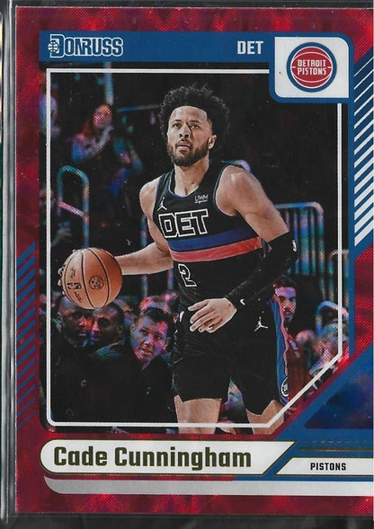 Cade Cunningham Donruss Hyper Red