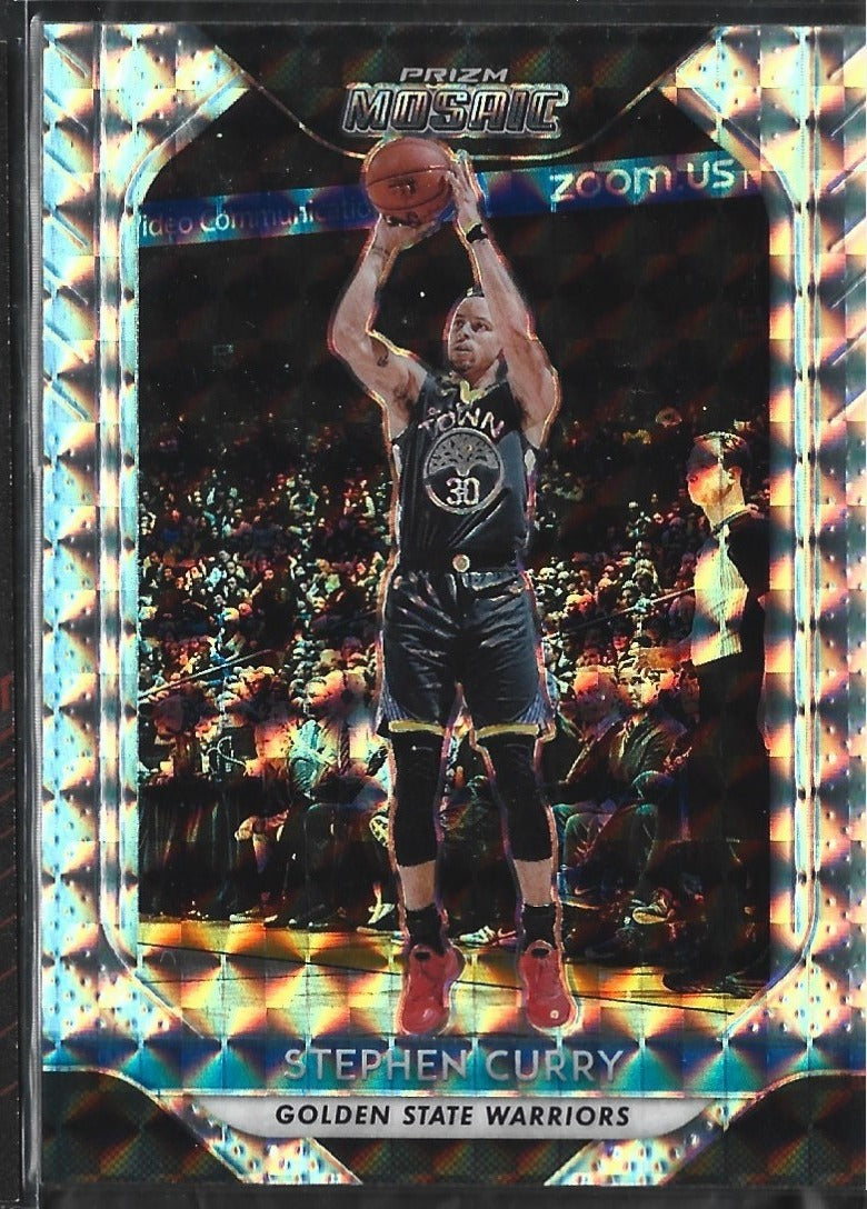 Stephen Curry Prizm Silver Mosaic