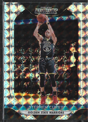 Stephen Curry Prizm Silver Mosaic