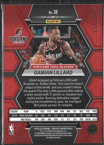 Damian Lillard Mosaic Blue /199