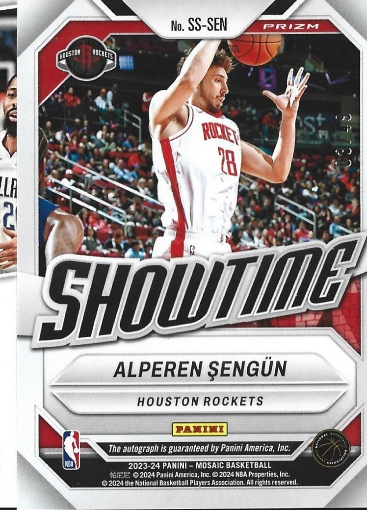 Alperen Sengun Showtime Blue Mosaic Auto /49