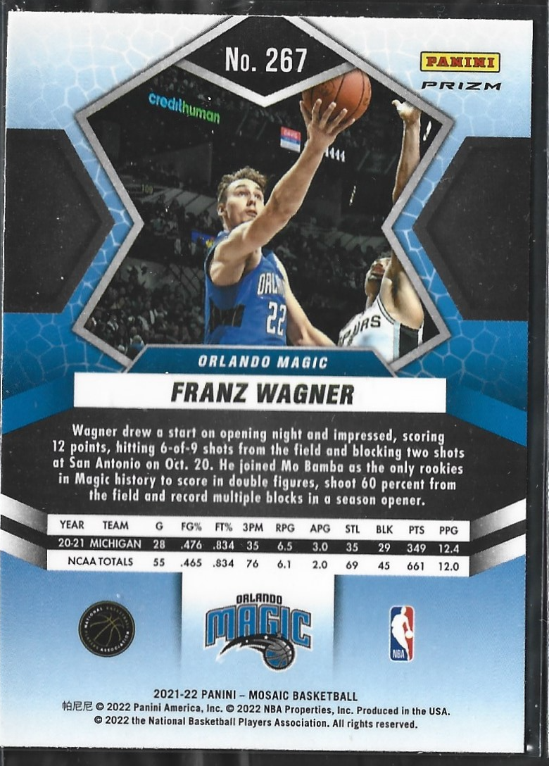 Franz Wagner NBA Debut Green