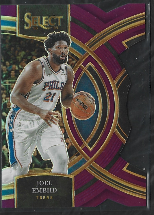 Joel Embiid Premier Purple Diecut /99