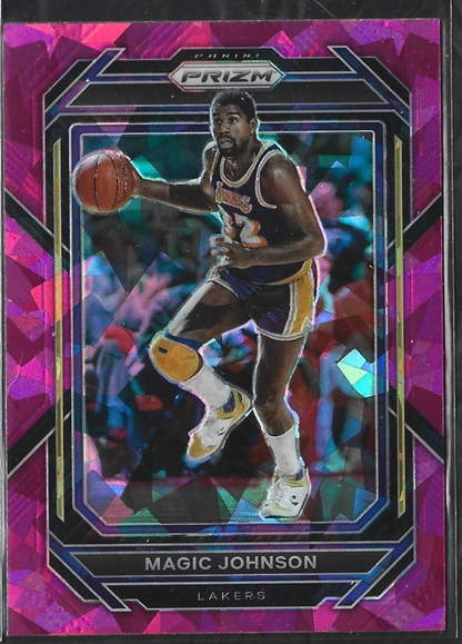 Magic Johnson Prizm Pink Cracked Ice