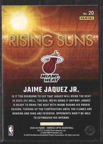 Jaime Jaquez Jr. Rising Suns