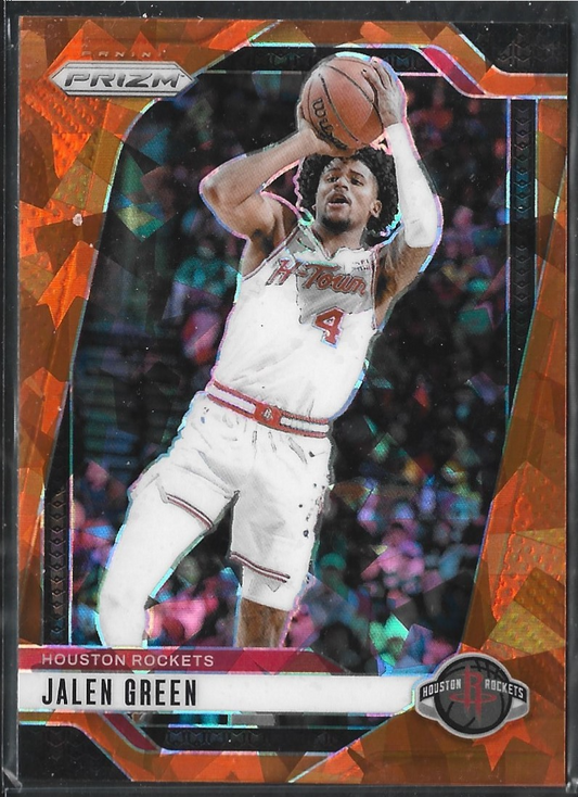 Jalen Green Prizm Orange Cracked Ice