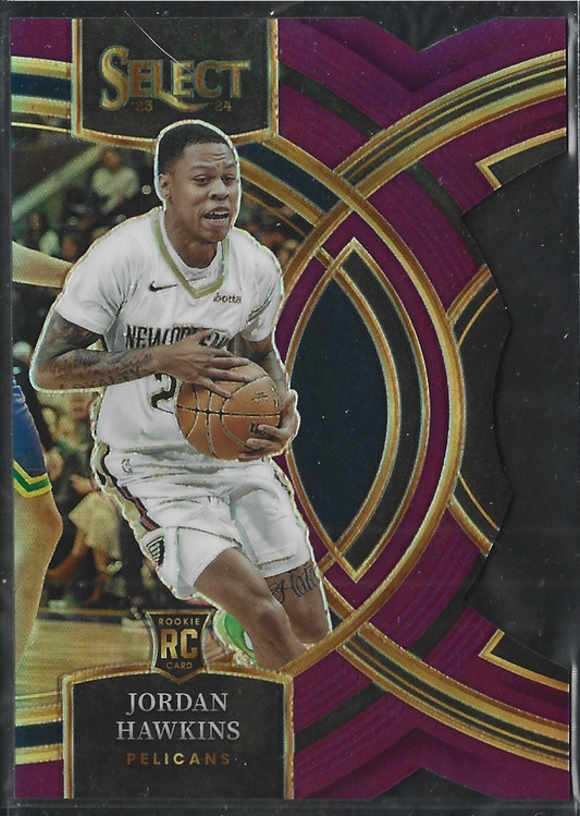 Jordan Hawkins Select Premier Diecut Purple /99