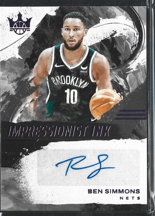 Ben Simmons Impressionist Ink Purple Auto /35