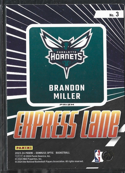 Brandon Miller Express Lane Purple