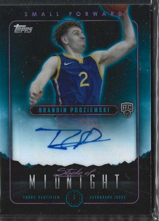 Brandin Podziemski Stroke of Midnight Auto