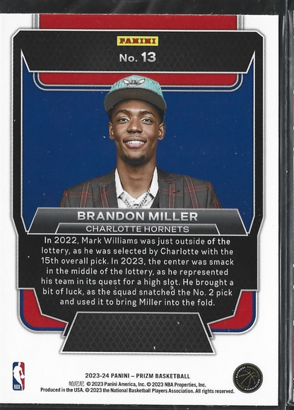 Brandon Miller Luck of the Lottery