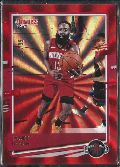 James Harden Donruss Red Laser /99