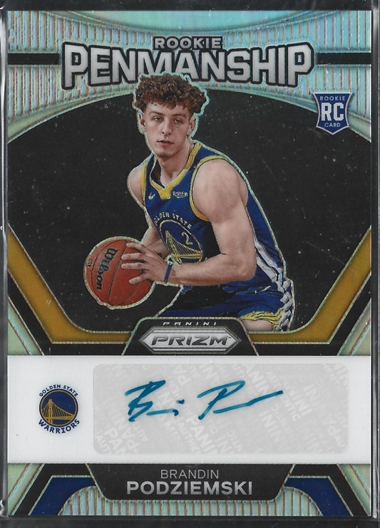 Brandin Podziemski Rookie Penmanship