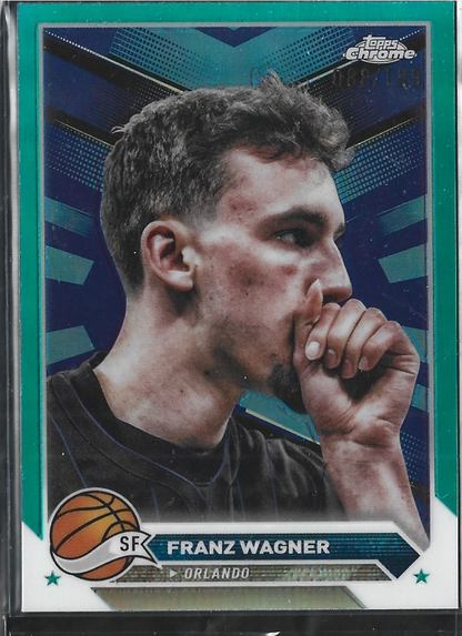 Franz Wagner Topps Chrome Teal /199