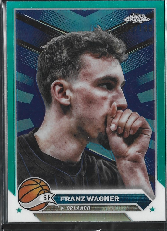 Franz Wagner Topps Chrome Teal /199