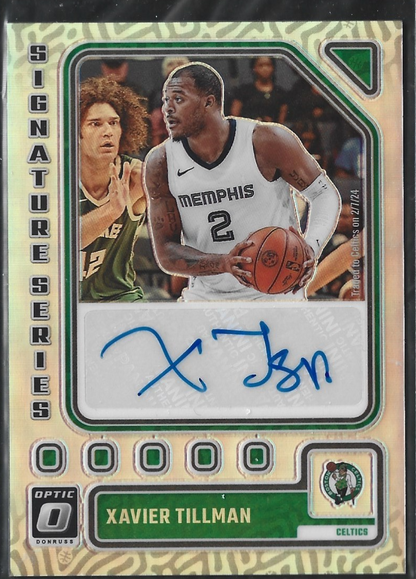 Xavier Tillman Signature Series Silver Auto