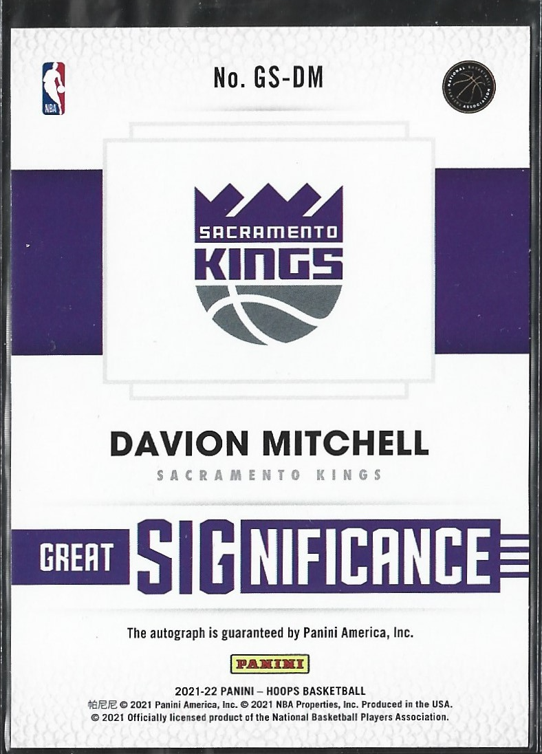 Davion Mitchell Great Significance RC Auto