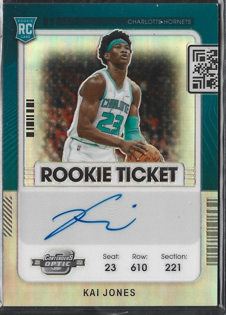 Kai Jones Rookie Ticket Auto