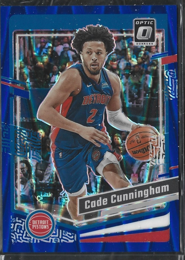 Cade Cunningham Optic Blue Seismic /249