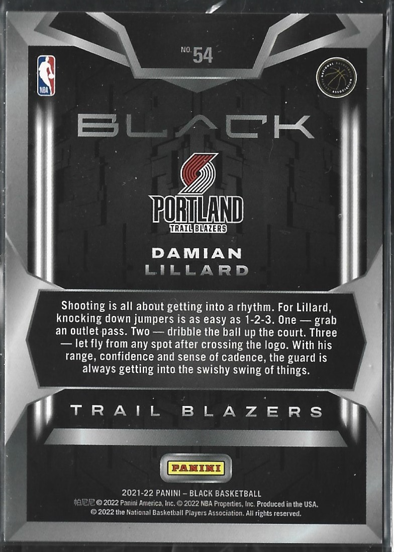 Damian Lillard Black /49