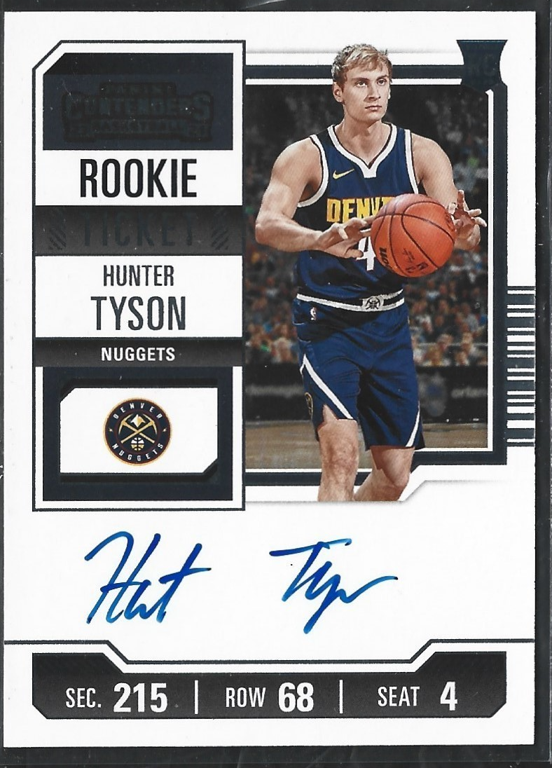 Hunter Tyson Rookie Ticket Auto