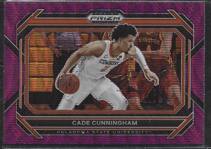 Cade Cunningham Prizm Draft Picks Variation Purple Wave