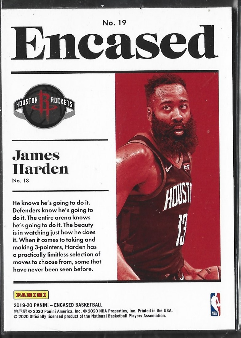 James Harden Encased Purple /35