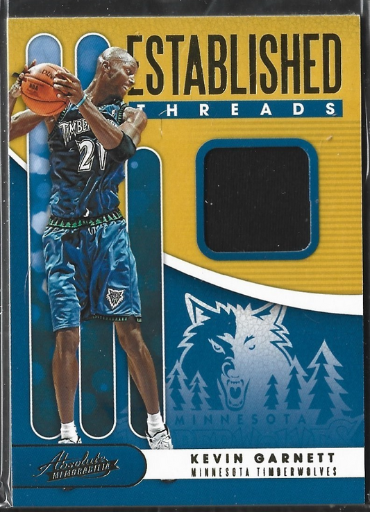 Kevin Garnett Established Threads Game Used