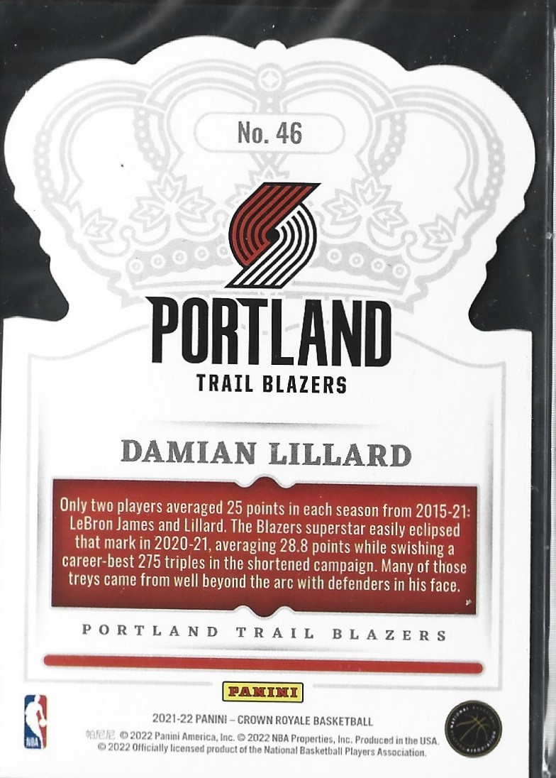 Damian Lillard Crown Red /49