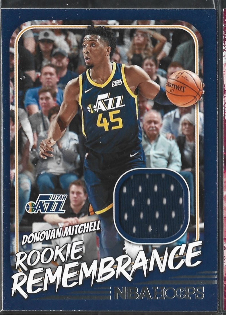 Donovan Mitchell Rookie Remembrance Game Used