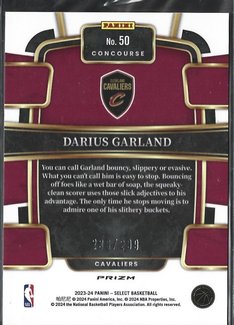 Darius Garland Concourse Blue /299