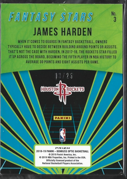 James Harden Fantasy Stars /25