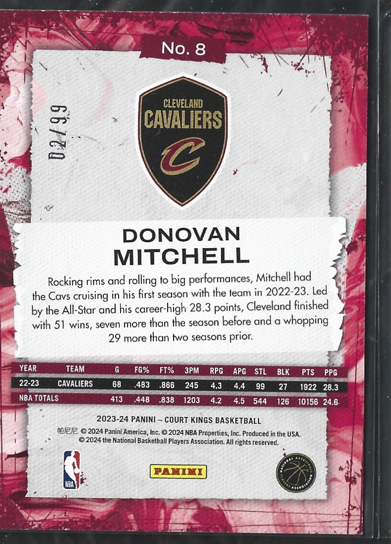 Donovan Mitchell Court Kings Pink /99